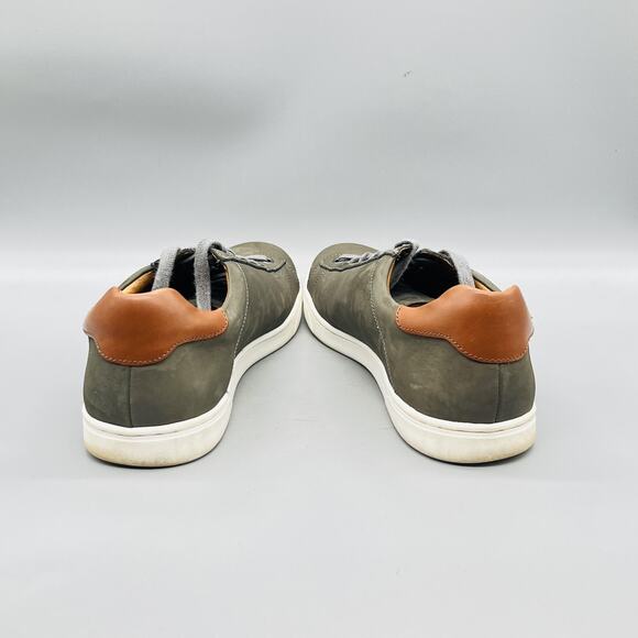 Vionic Shoes Mens 10 Gray Nubuck Leather Baldwin Low Top Casual Sneakers Comfort main image 6